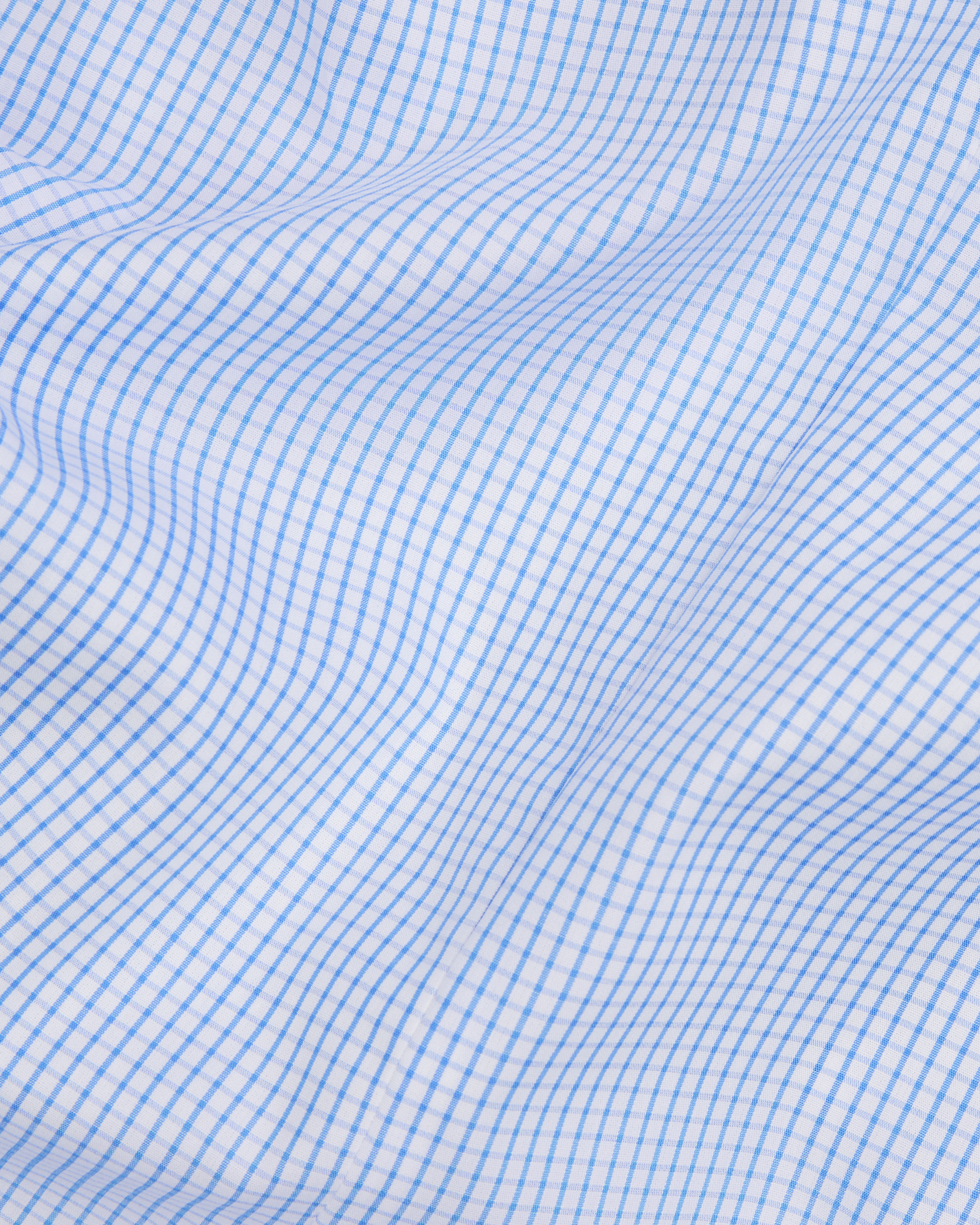 Micro-check Business Shirt, Blue, swatch